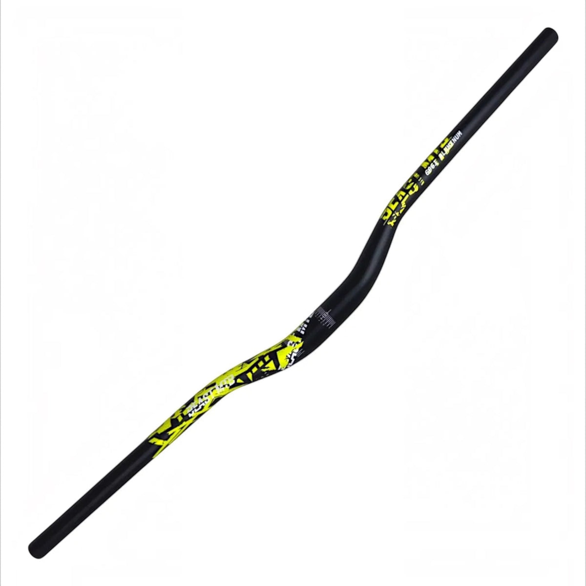 Manubrio Best 31.8 X 800mm Mtb, Stunt, Largo Aluminio KODIAK Amarillo/Negro