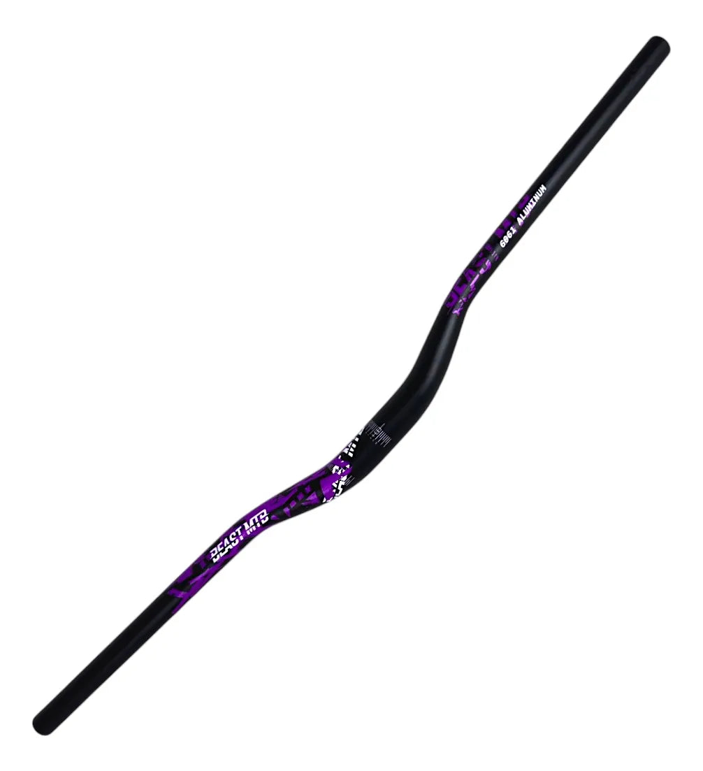 Manubrio Best 31.8 X 800mm Mtb, Stunt, Largo Aluminio KODIAK Morado/Negro