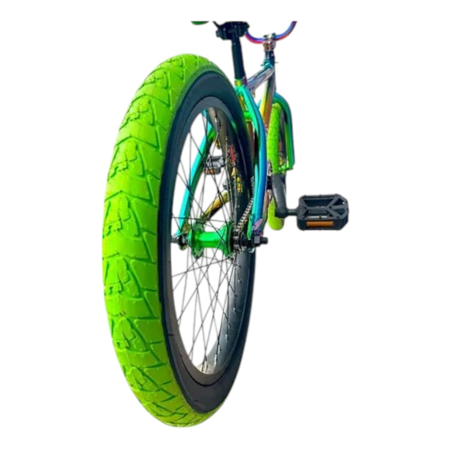 Bicicleta Centro Mid, Gorila Savage Tornasol/Verde Rodado 20