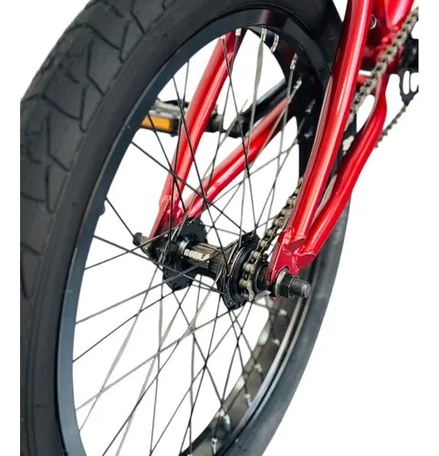Bicicleta Gorila Bmx Savage Rodado 20 Roja Centro Mid Trucos