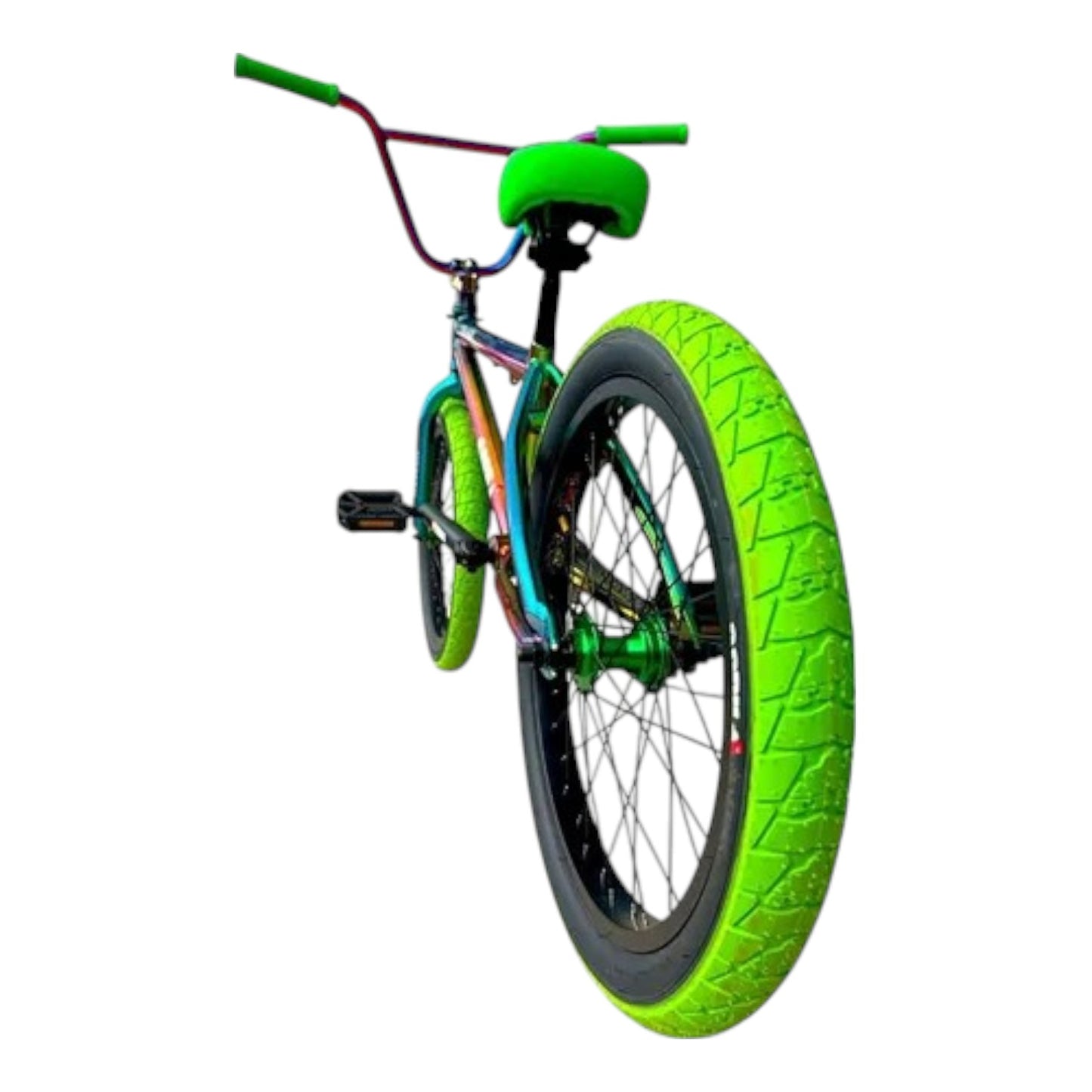 Bicicleta Centro Mid, Gorila Savage Tornasol/Verde Rodado 20