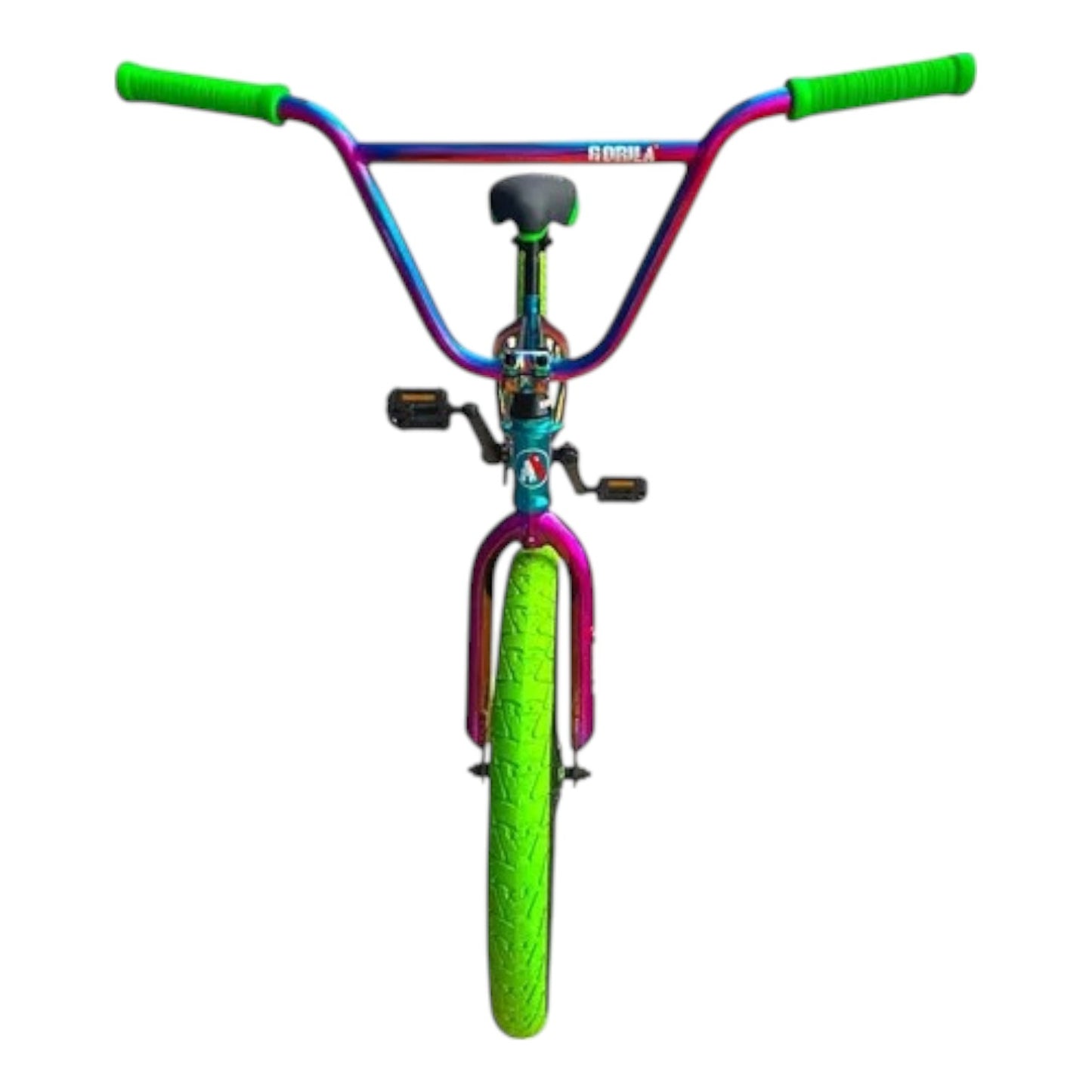 Bicicleta Centro Mid, Gorila Savage Tornasol/Verde Rodado 20