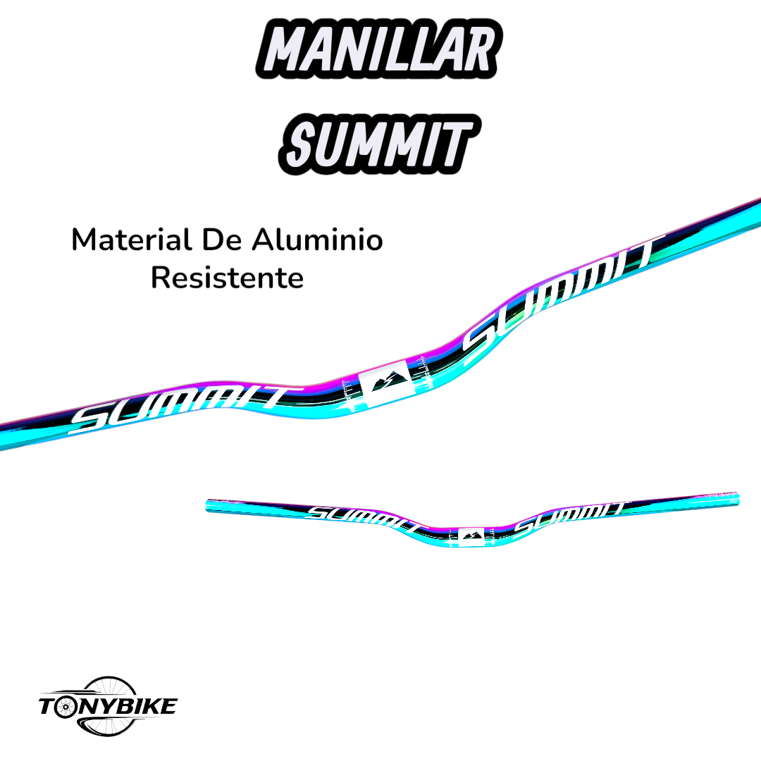 Manubrio Tornasol Summit 31.8 X 800 Mtb, Stunt, Dirt, Aluminio