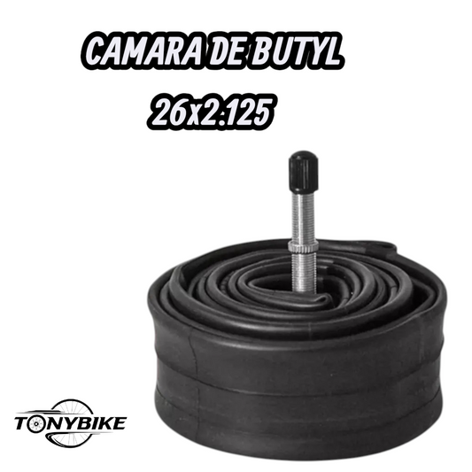 Cámara Rodado 26x2.125 Butyl 48mm Valvula Americana Jamer