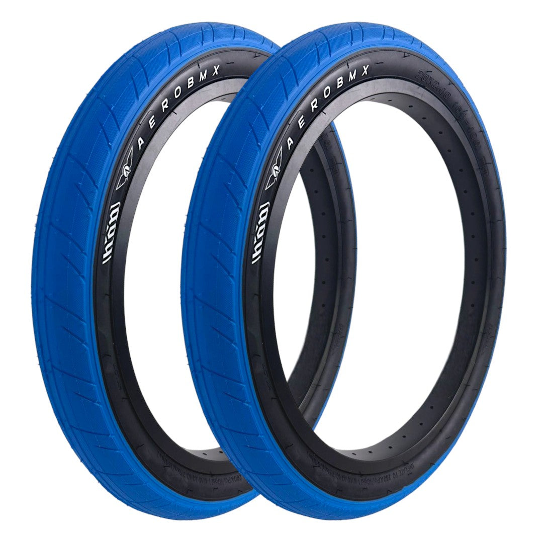 Llanta Aerobmx Hop Azul 20x2.40