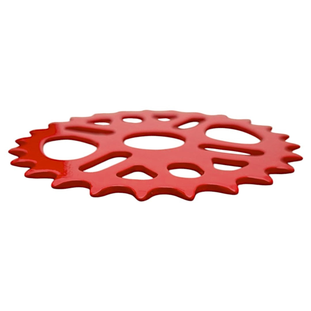 Corona De Acero Roja 25 Dientes Sprocket BMX