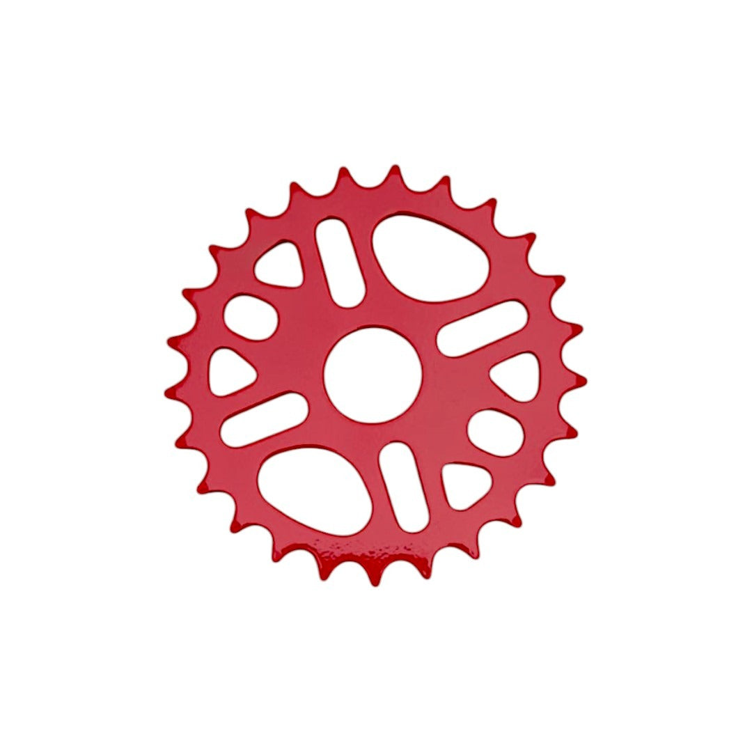 Corona De Acero Roja 25 Dientes Sprocket BMX