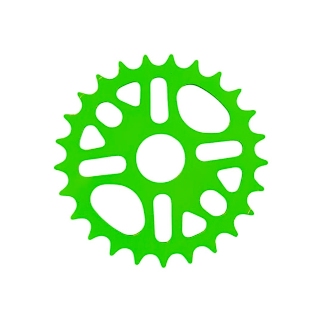 Corona De Acero Verde 25 Dientes Sprocket BMX