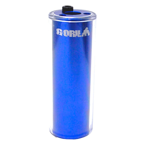 1 Pza De Peg/diablito Azul Gorila Bmx, Aluminio 14 Mm Sin Rosca