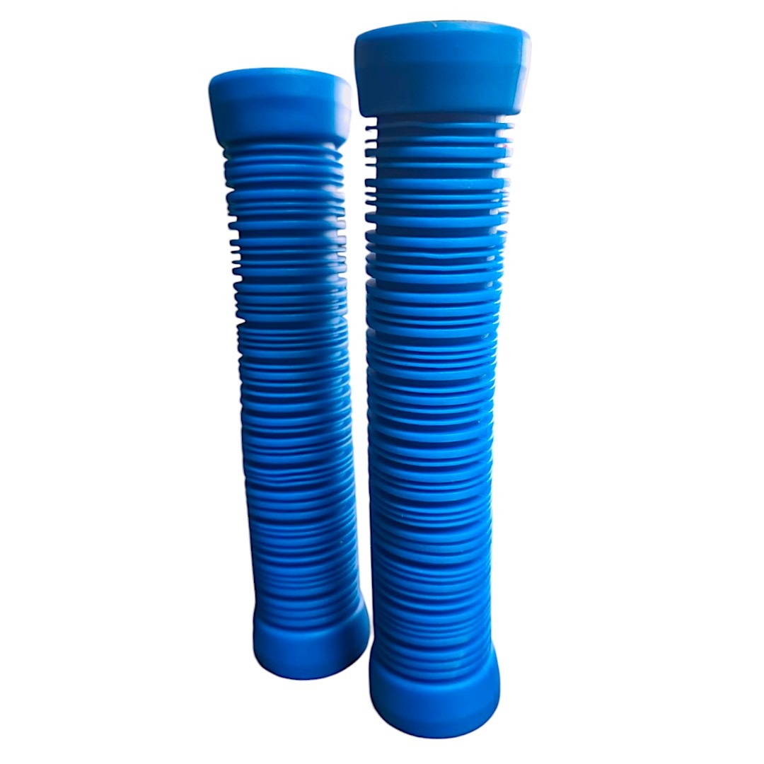 Puño Para Bicicleta Bmx Tpe Slinky 150mm Azul