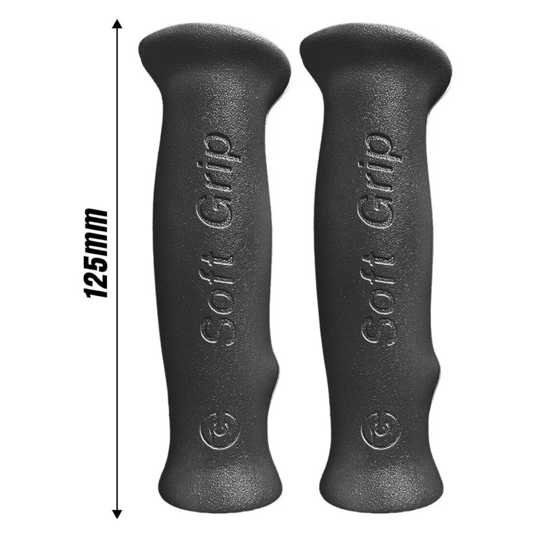 Puño Bicicleta Vintage Ergonomicos Soft Grip 125 Negro
