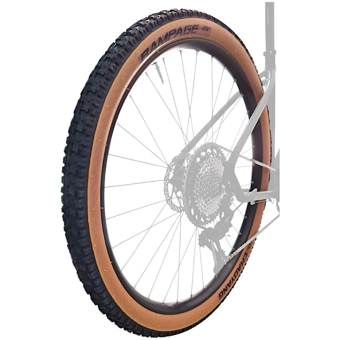 Llanta Para Bicicleta Montaña R29 Chaoyang Negro/cafe (INDIVIDUAL)