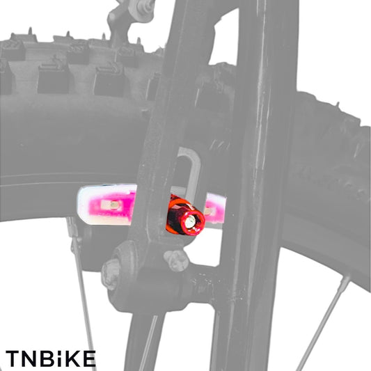 Zapatas De Gel Para Freno Cangrejo/v-brake Summit Color Rojo