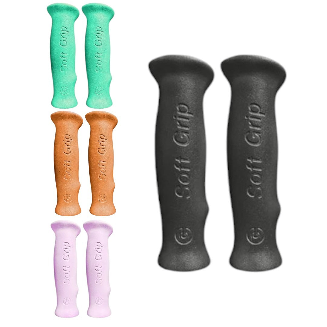 Puño Bicicleta Vintage Ergonomicos Soft Grip 125 Negro
