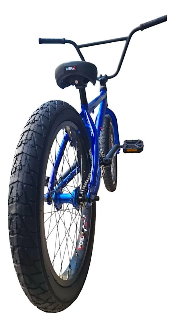 Bicicleta Gorila Bmx Savage Rodado 20 Azul Centro Mid Trucos