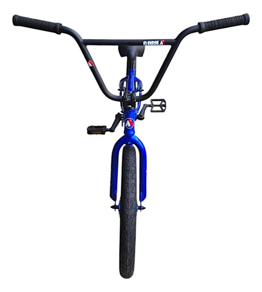 Bicicleta Gorila Bmx Savage Rodado 20 Azul Centro Mid Trucos