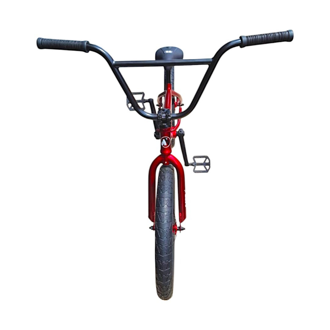 Bicicleta Gorila Bmx Savage Rodado 20 Roja Centro Mid Trucos