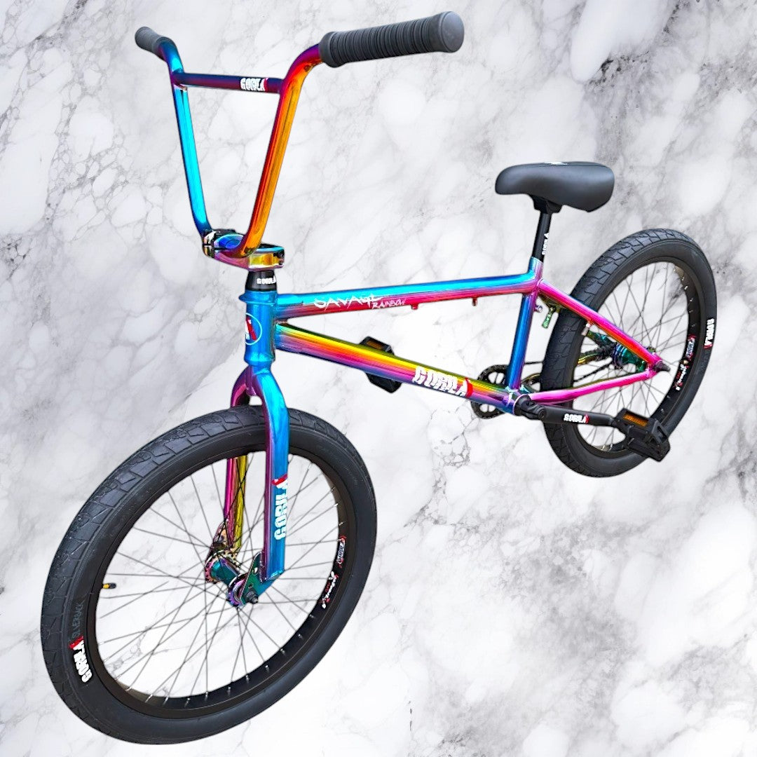 Bicicleta Centro Mid, Gorila Savage Tornasol/Negro, Rodado 20