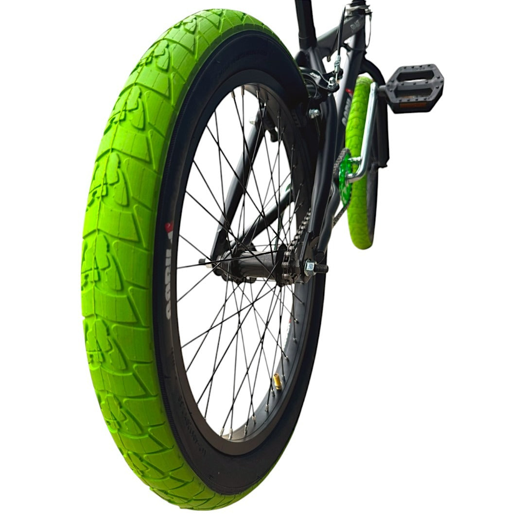 Bicicleta Centro Americano, Gorila Savage Negro/Verde, Rodado 20