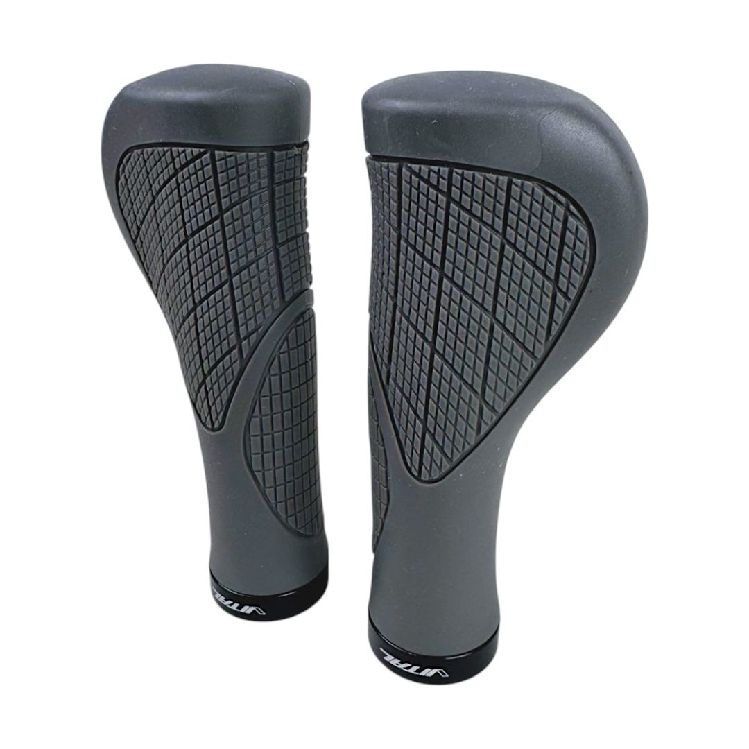 Puños Para Bicicleta Mtb/ruta Vital Posa Puño Lock-on Gris