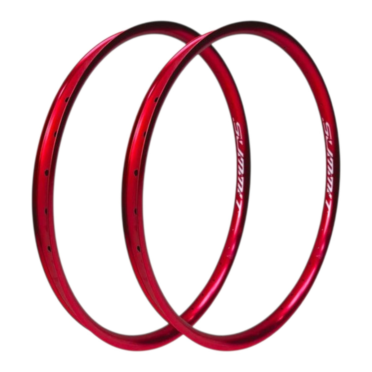 Par De Aros Doble Capa Rodado 26 36h Summit Rebel Rojo