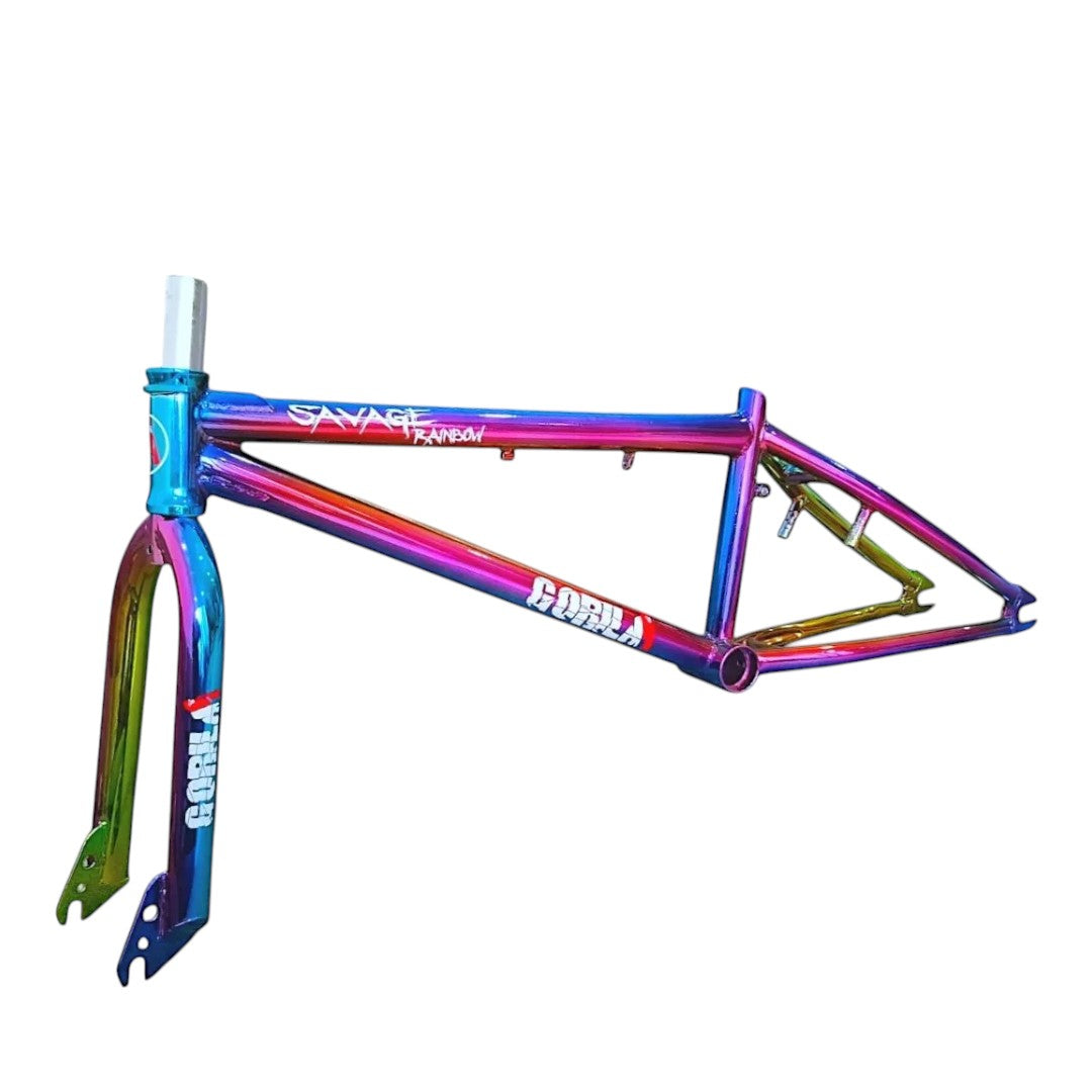 Cuadro Y Tijera R20 Gorila Savage Color Tornasol Hi-ten Mid