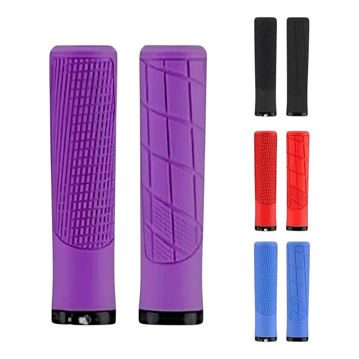 Puños Bicicleta Comfort Mtb/enduro/urbano Ergonomico Lock-on Morado