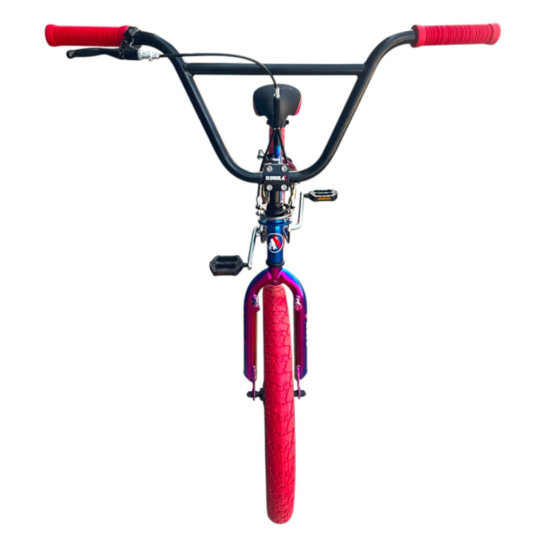 Bicicleta Centro Americano, Gorila Savage Tornasol/Roja, Rodado 20