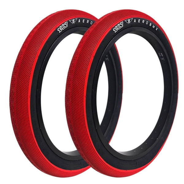 Llanta Aerobmx 360 Rojo 20x2.40