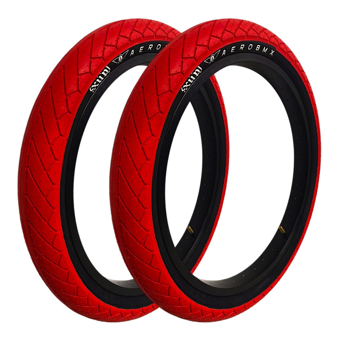 LLANTA AEROBMX X-UP ROJO 20X2.40