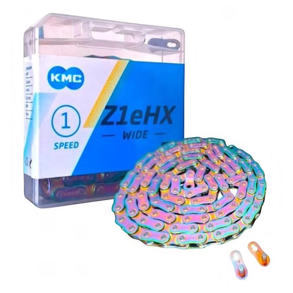 CADENA KMC 1/8" Z1eHX-W NEON CHROME