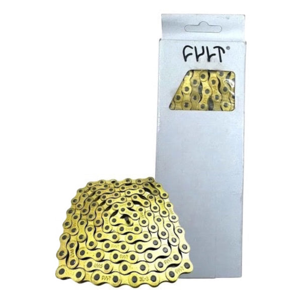 CADENA CULT 410 114 ESLABON COMPLETO DORADO