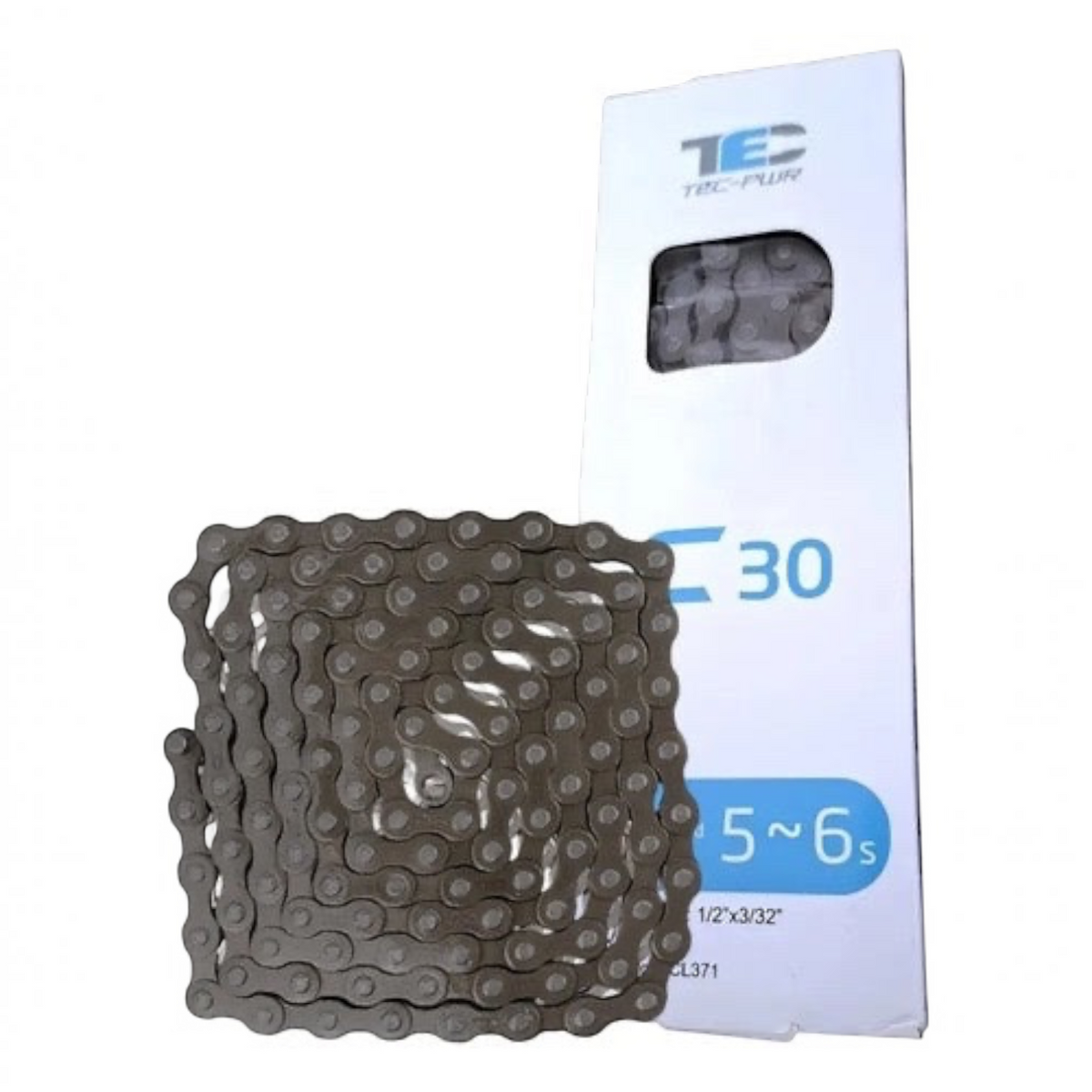 CADENA TEC 3/32" CROM. EN CAJA 6
