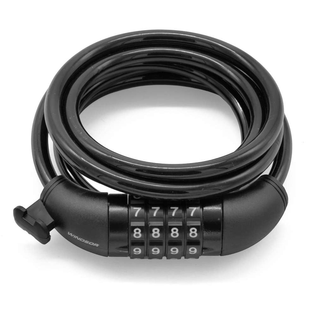 CANDADO DE SEGURIDAD PARA BICICLETA CON COMBINACIÓN NEGRO