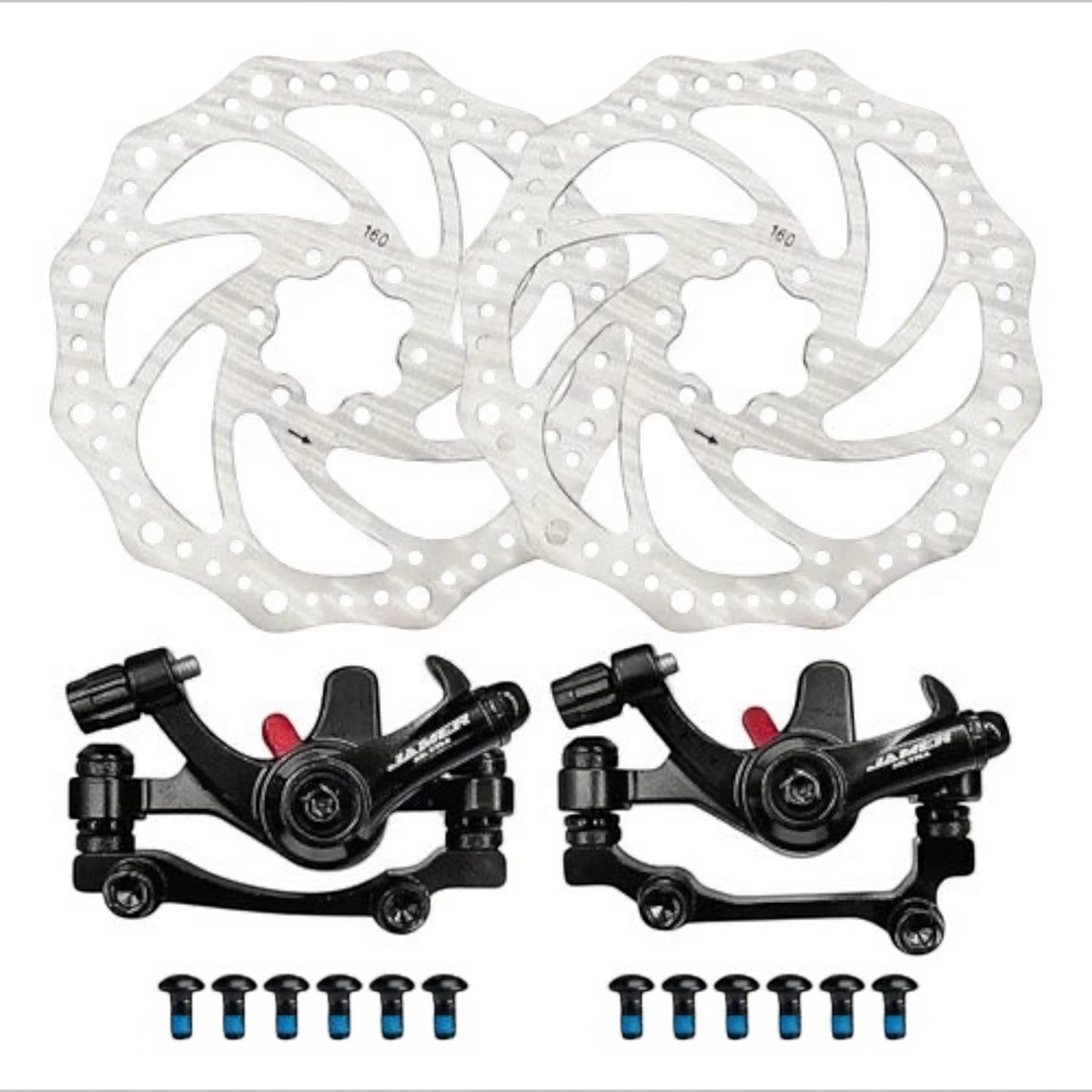 CALIPER PARA FRENO DE DISCO CON ROTOR 160MM Y TORNILLOS JAMER