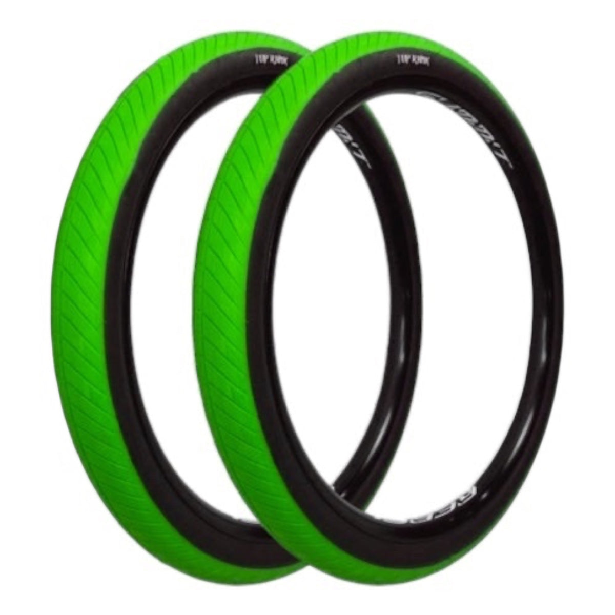 LLANTA 29 x 2.40 TOP RANK VERDE NEGRA STUNT