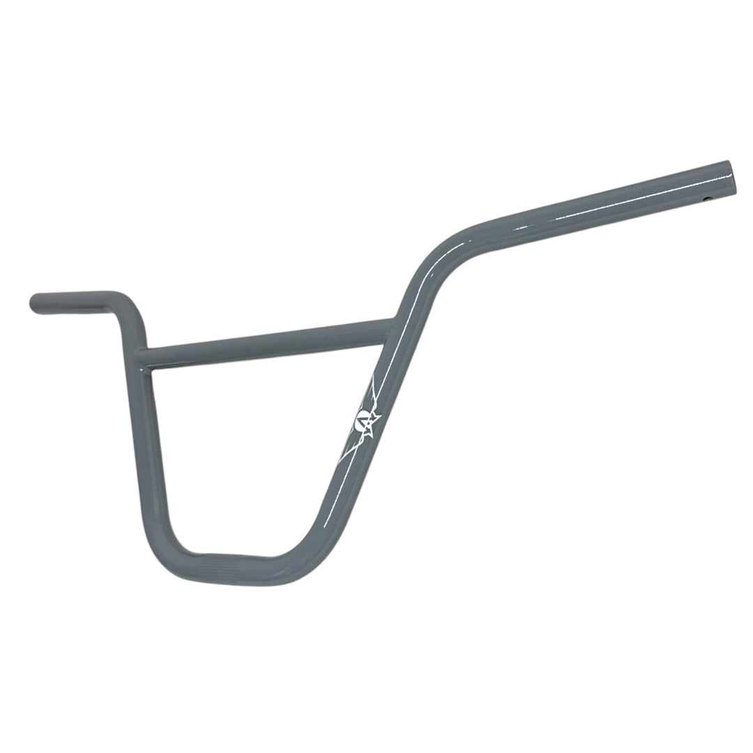 MANUBRIO AEROBMX 9" 2 PIEZAS ACERO GRIS