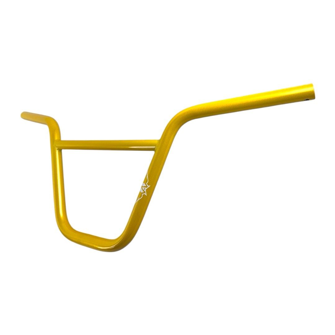 MANUBRIO AEROBMX 9" 2 PIEZAS ACERO AMARILLO