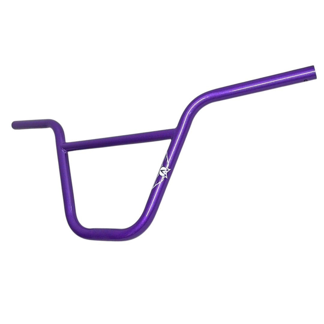 MANUBRIO AEROBMX 9" 2 PIEZAS ACERO MORADO