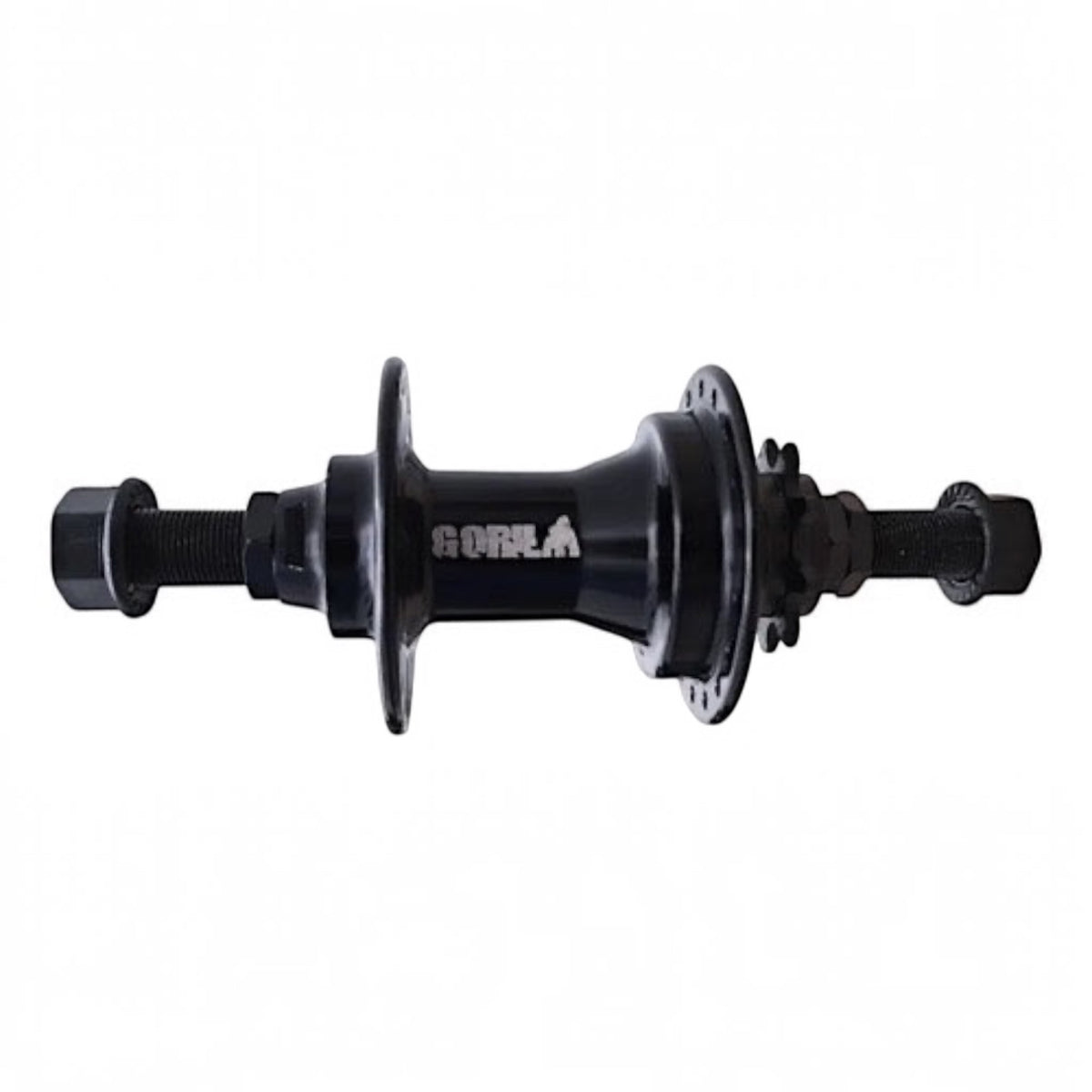 MAZA TRASERA BMX ALUMINIO 36H "GORILA" EJE 14MM 9D NEGRA