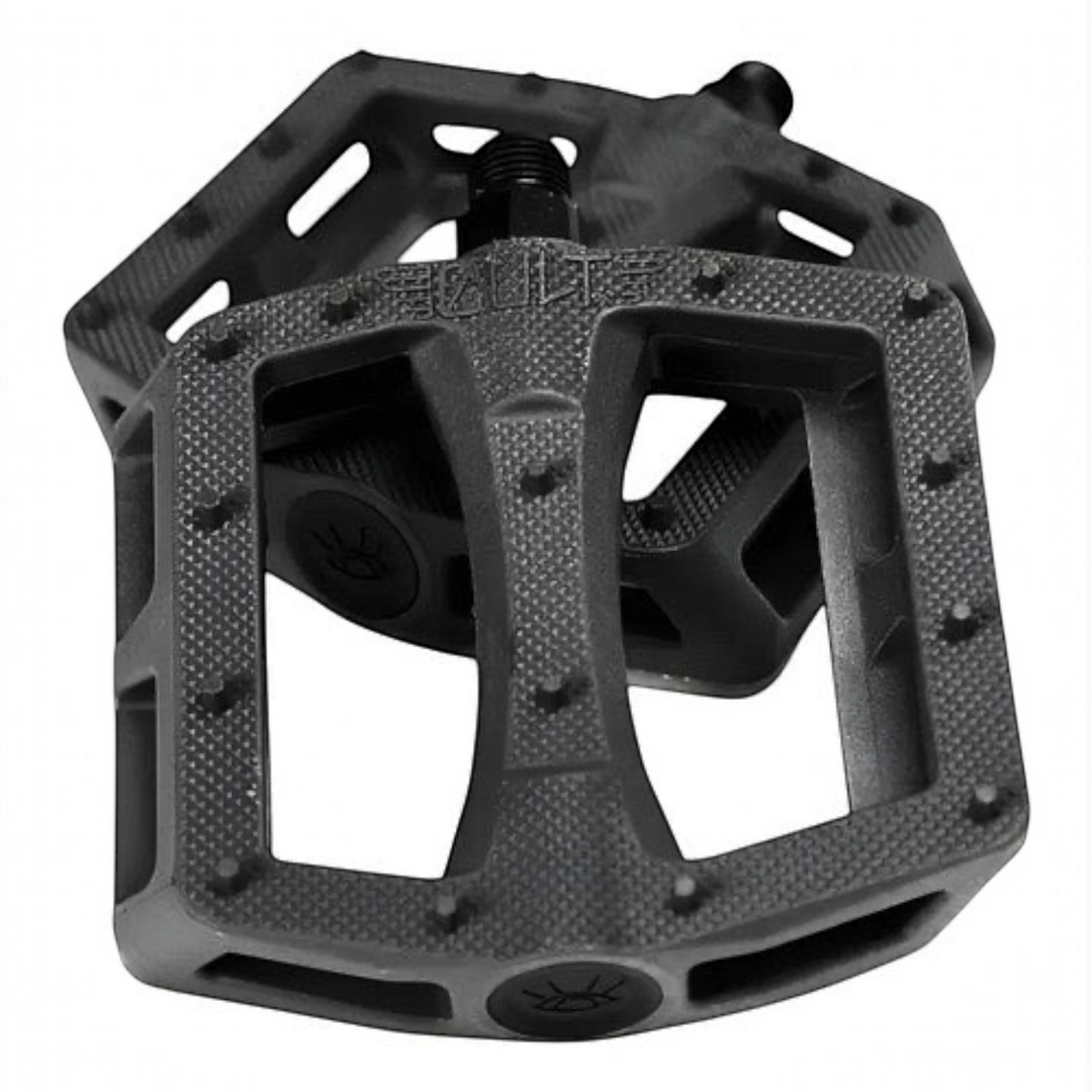 PEDALES CULT DAK PARA BMX NYLON COLOR NEGRO