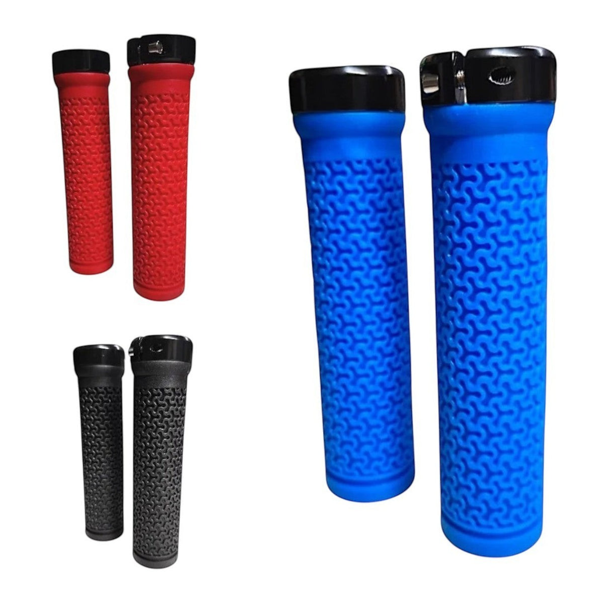PUÑO TPE MTB CELÉSTIAL 130MM AROS NEGROS AZUL