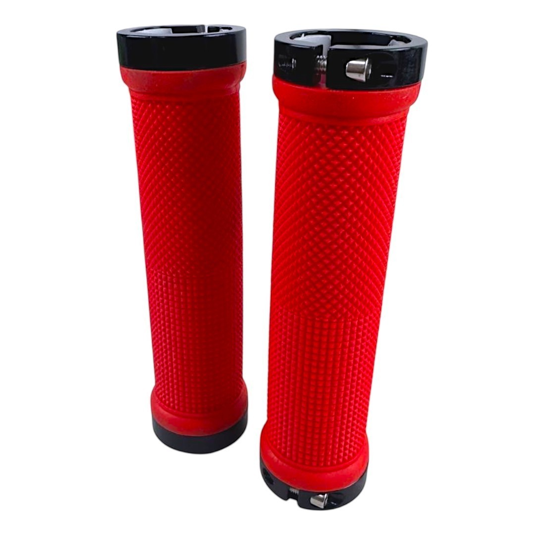 PUÑO CANELLE MTB DOBLE LOCK COLOR ROJO