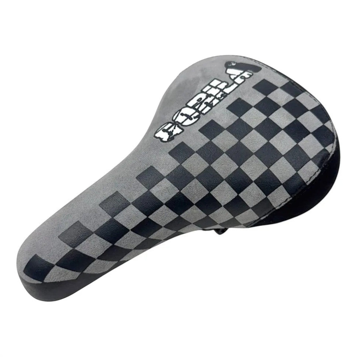 ASIENTO GORILA BMX GAMUZA MODELO CRAZY GRIS NEGRO