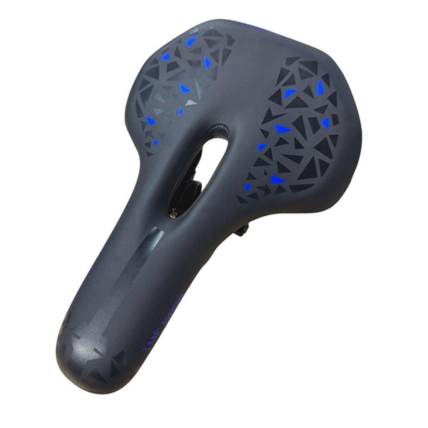 ASIENTO MTB ANTIPROSTATICO MOD TR04 NEGRO AZUL PARA MTB