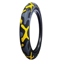 Llanta Rodado 20x2.40 Camuflaje Everbest Amarillo Gris