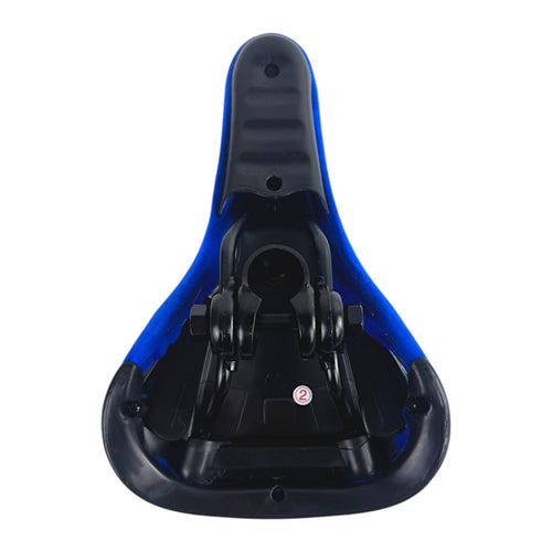 Asiento Rebel De Gamusa Para Stuntbike Azul