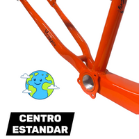 Cuadro Para Stuntbike Beast Modelo Blaze Aluminio Rodado 26 Naranja