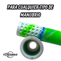 Puños Bmx Gorila Camuflaje Clown Tapon 160mm