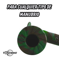 Par De Puños Gorila Camuflaje Para Bicicleta Bmx Con Dona
